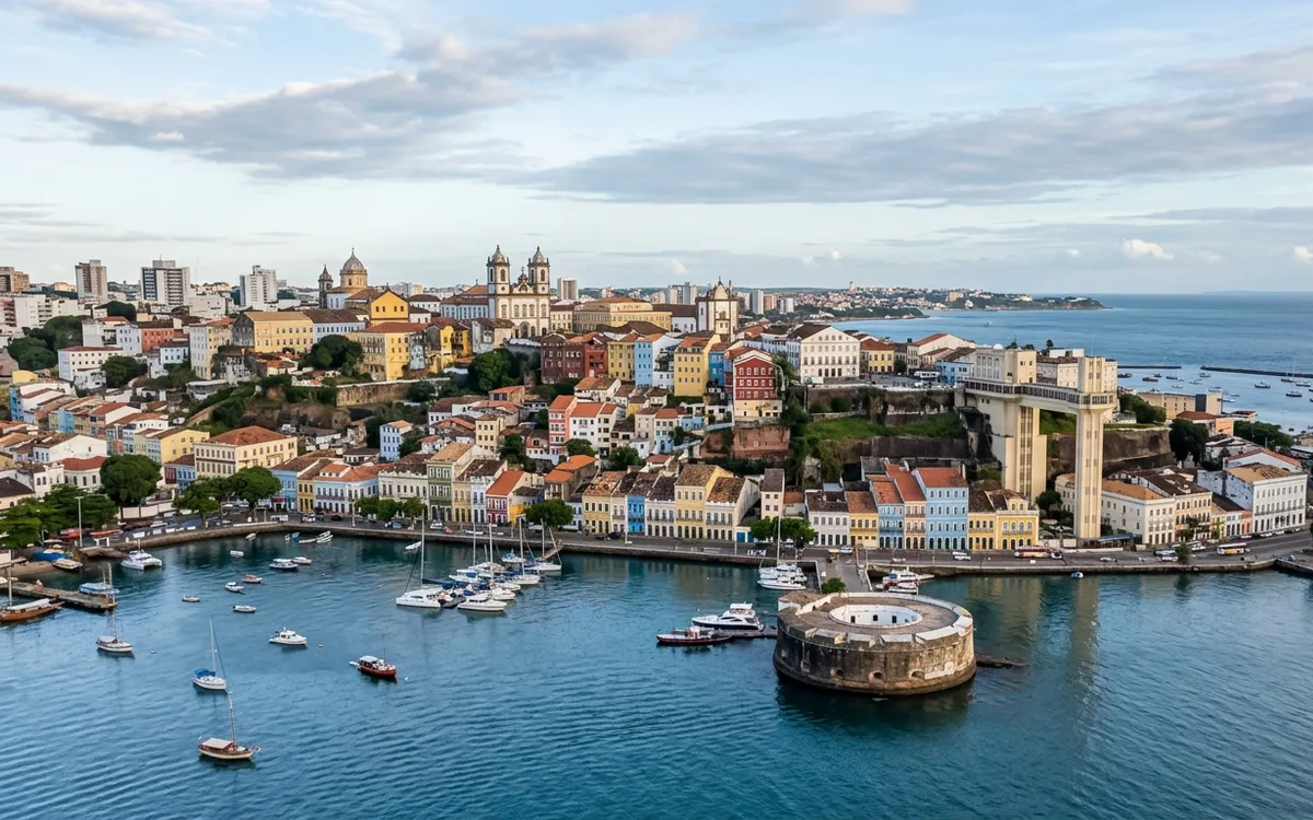 Imagem ilustrativa de Salvador, gerada por IA