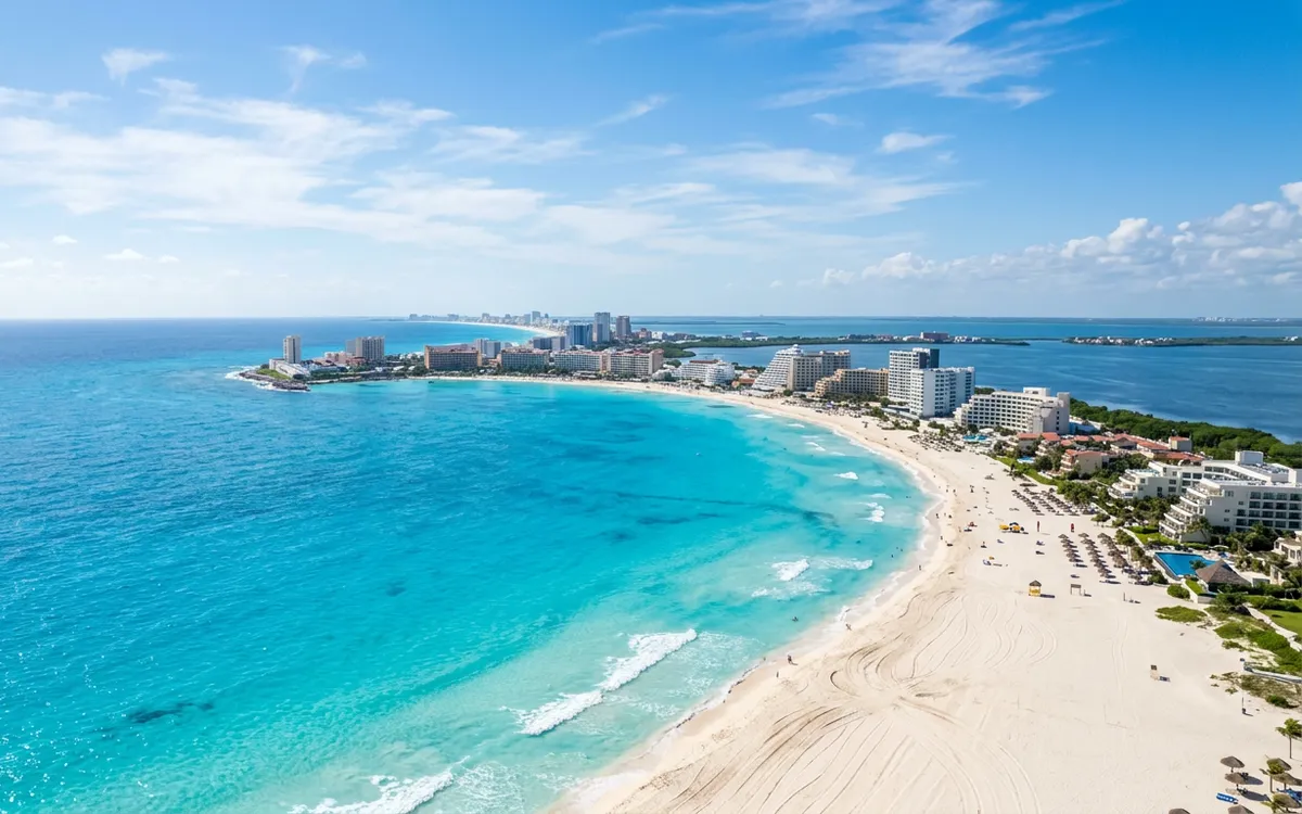 Imagem ilustrativa de Cancún, gerada por IA