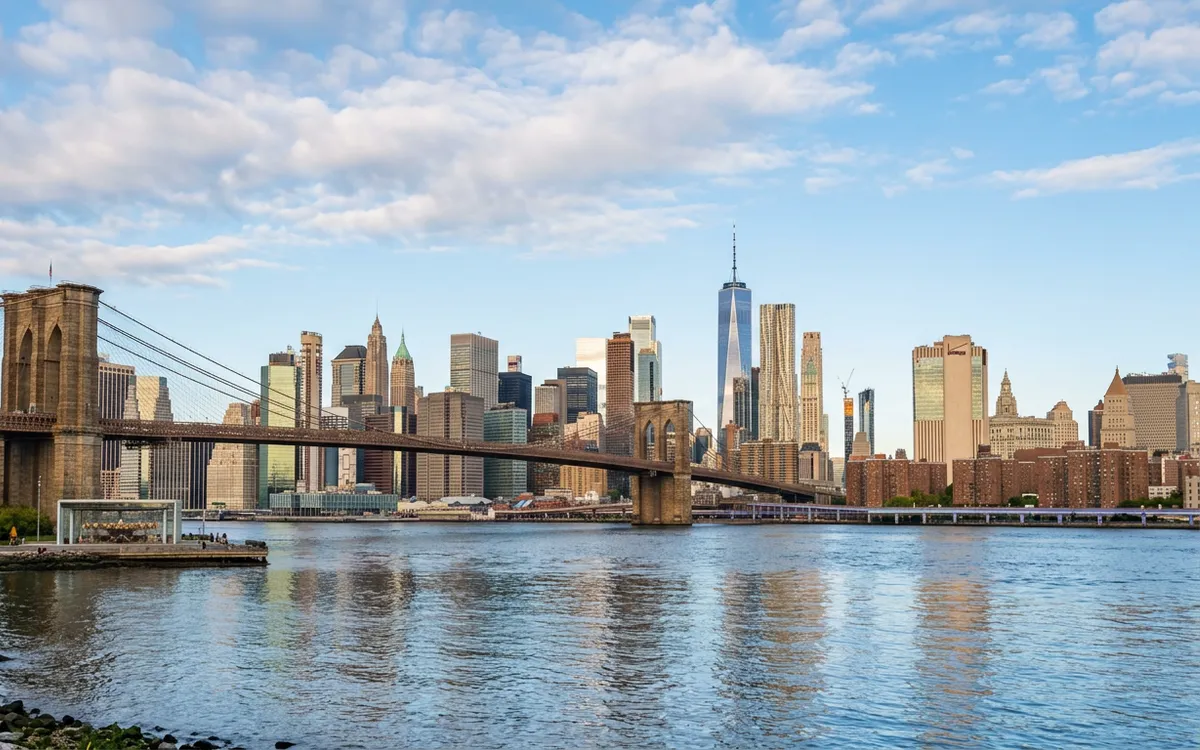 Imagem ilustrativa de Nova York, gerada por IA