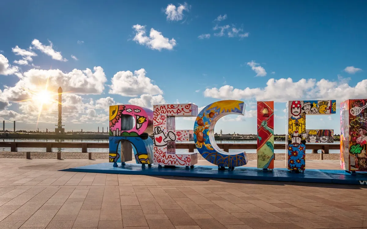 Ilustração de paisagem: Recife