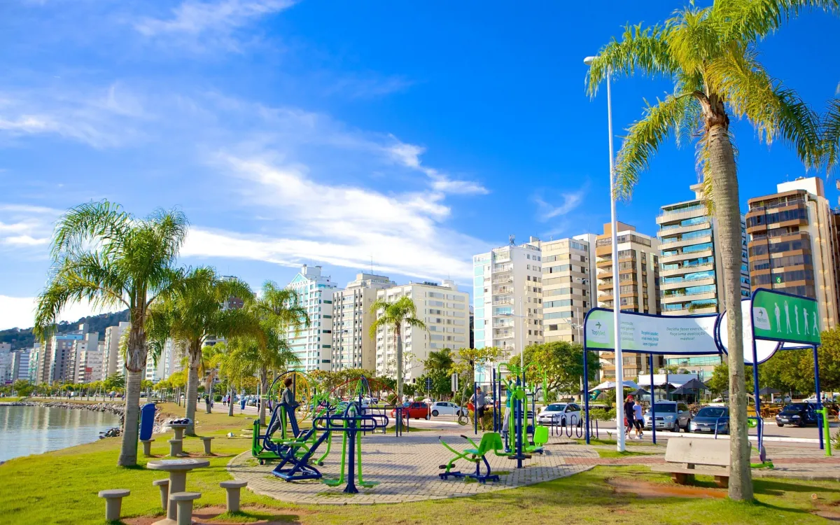 Ilustração de paisagem: Florianópolis